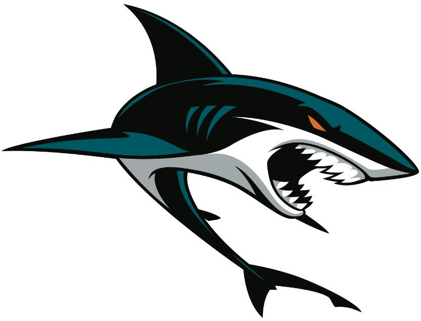 San Jose Sharks 2016-Pres Secondary Logo fabric transfer version 2